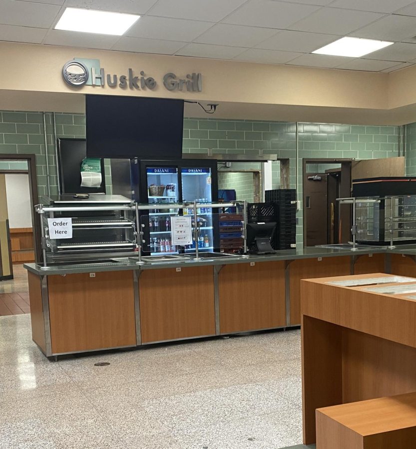 North Cafeteria serving area after school.