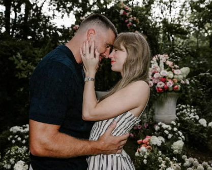 Travis Kelce and Taylor Swift are engaged. Photo courtesy of @TaylorSwift