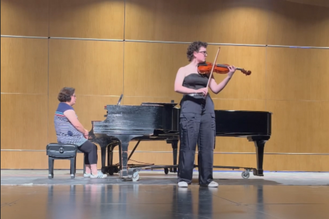 Clara Frantzen performing at last year's Concerto Competition