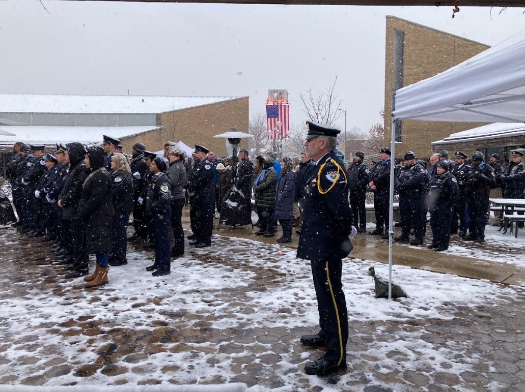 Detective Reddins remembered in community ceremony