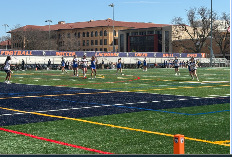 OPRF girls lacrosse fell to Lyons Township April 11. 