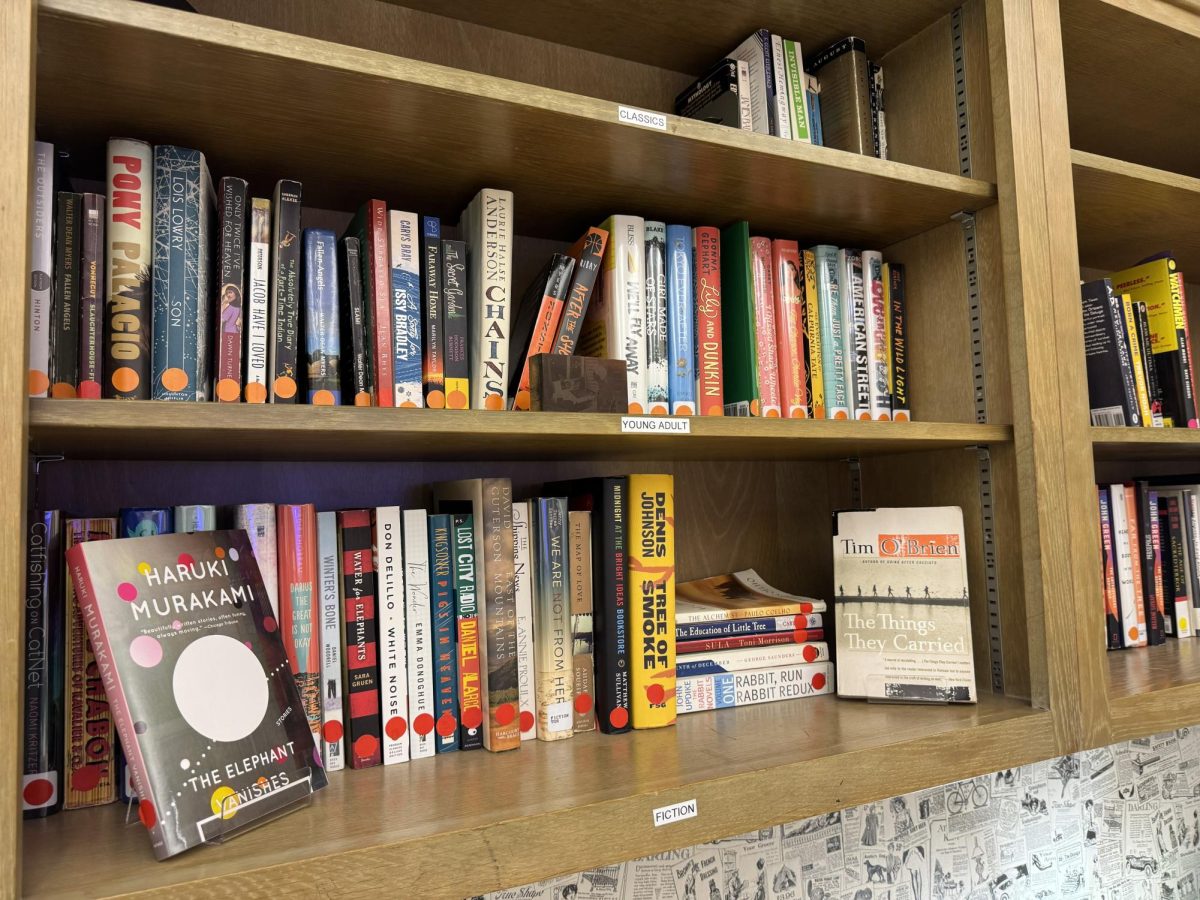 The classroom library in Room 3137